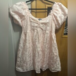 Arula Pink Puff Sleeve Babydoll dress size A (1x)
